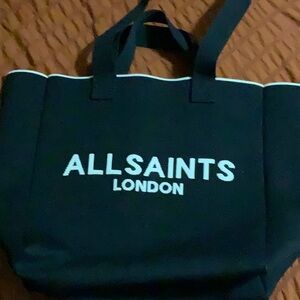 AllSaints Black Tote Bag